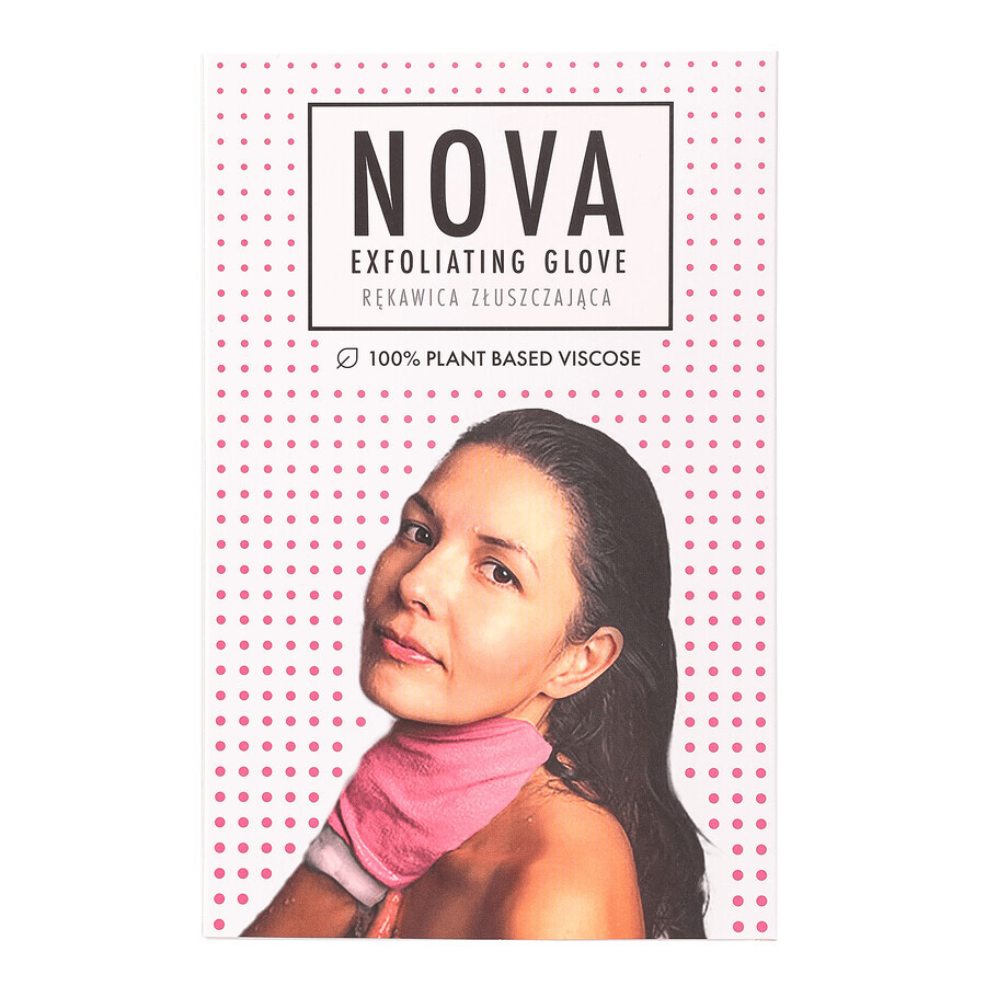 Sister Young Body Exfoliating Glove, Nova Pink, 1 pc