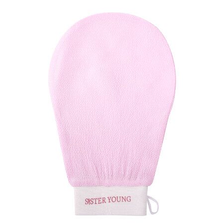 Sister Young Body Exfoliating Glove, Nova Pink, 1 pc