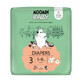 Moomin Baby, pa&#241;ales, talla 3, 5-8 kg, 48 piezas