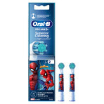 Oral-B Pro Kids Electric Toothbrush Tips Spiderman 3+ Ultra Soft 2 Pack