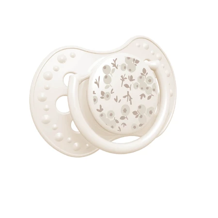Lovi, dummy, silicone, dynamic, Blossom Ivory, 6-18 months, 2 pieces
