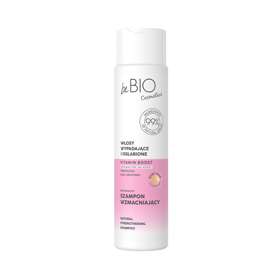 beBIO Cosmetics Baby Hair Complex, champú natural para cabello caído y debilitado, fortalecedor, 300 ml