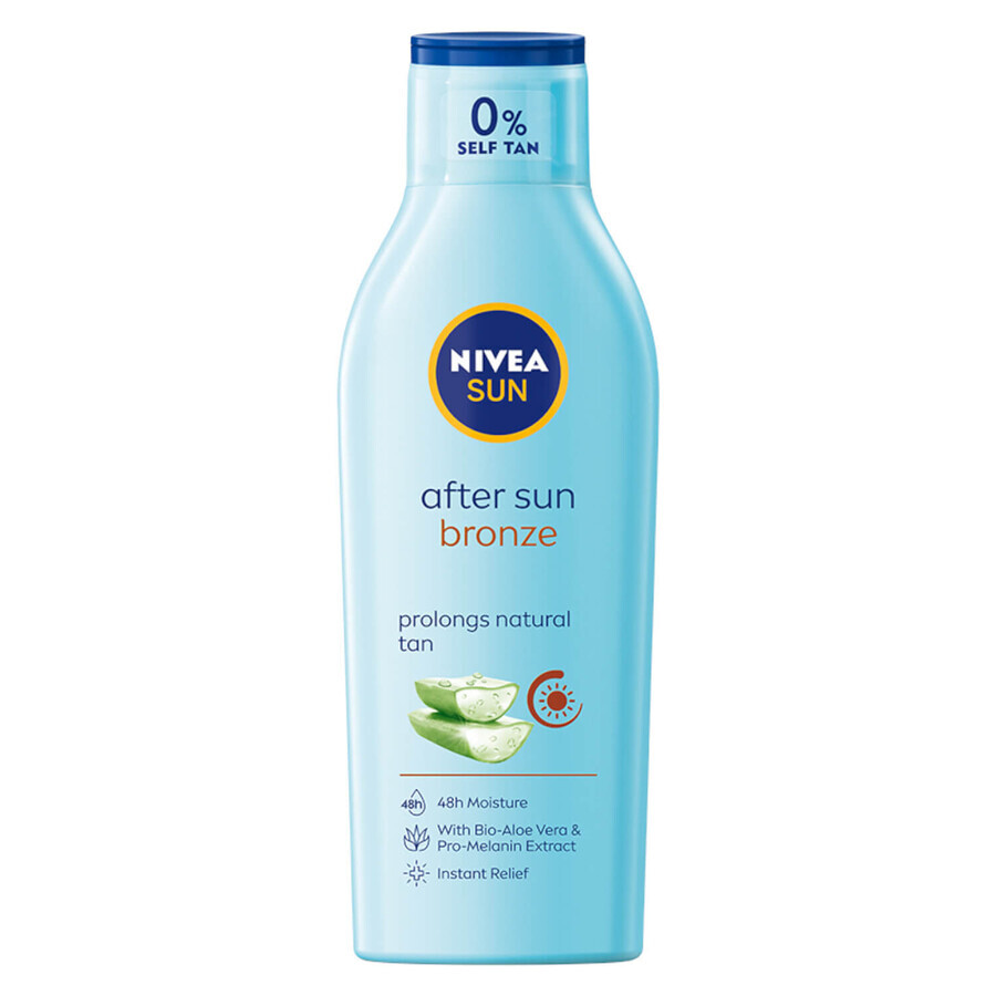 Nivea Sun Kids Protect &amp; Care set, spray protector para niños, SPF 50+, 200 ml + loción para después del sol prolongando el bronceado, 200 ml + loción solar, SPF 30, 30 ml gratis