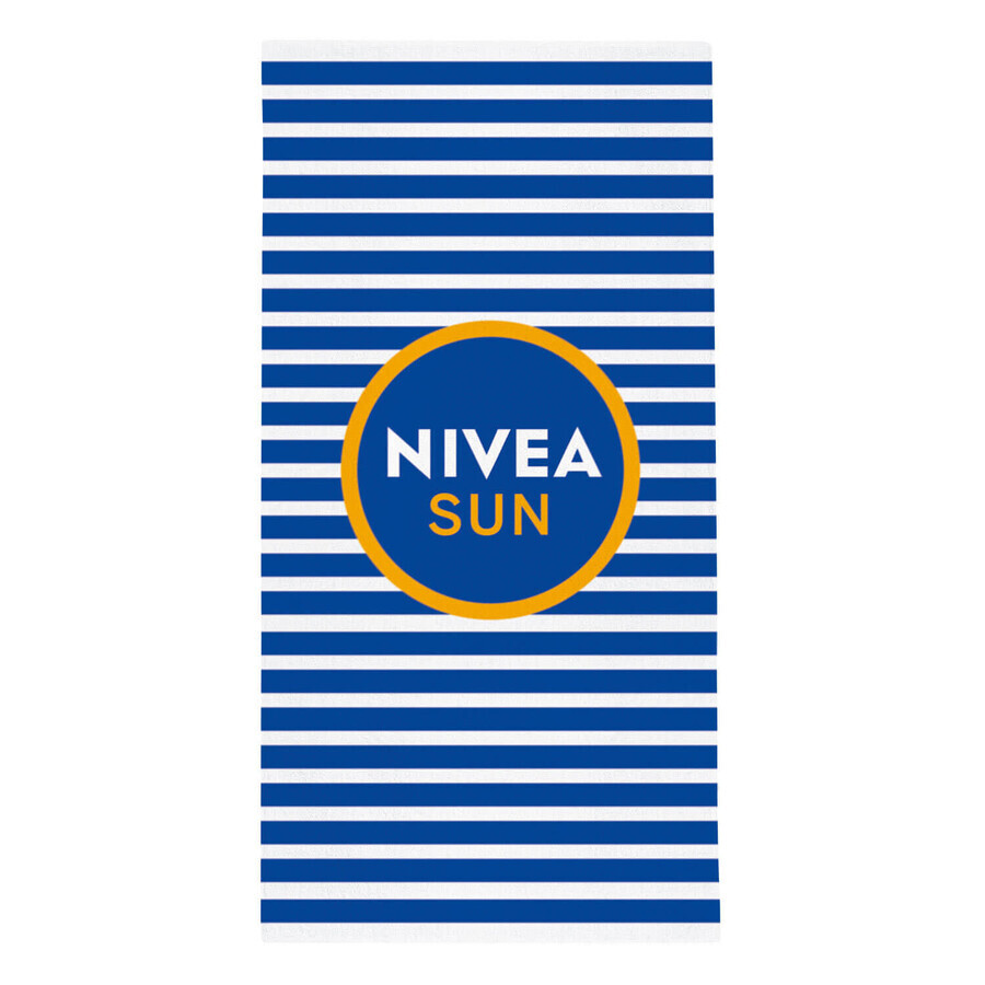 Nivea Sun Kids Protect & Care set, loción solar protectora para niños 5en1, FPS 50+, 50 ml +v crema antiedad de alta protección, FPS 50, 50 ml + toalla de playa gratis