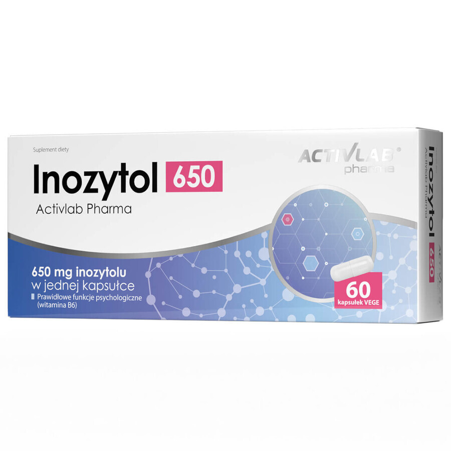 Activlab Pharma Inositol 650, 60 cápsulas