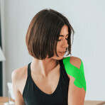 4Fizjo, cinta de kinesiotaping, verde, 5 cm x 5 m