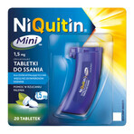 NiQuitin Mini 1,5 mg, 20 pastillas para chupar