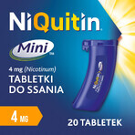 NiQuitin Mini 4 mg, 20 pastillas para chupar