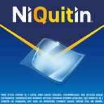 NiQuitin Transparent 7 mg/ 24h, sistem transdermic, plasture, 7 bucăți 