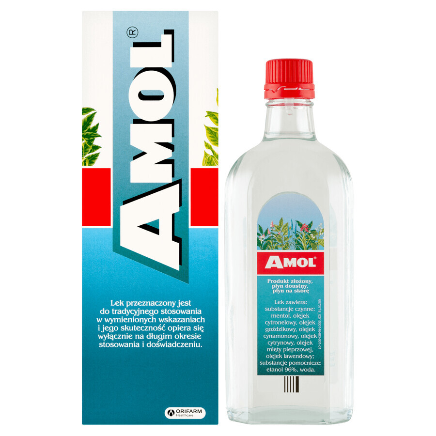 Amol, líquido oral y cutáneo, 250 ml.