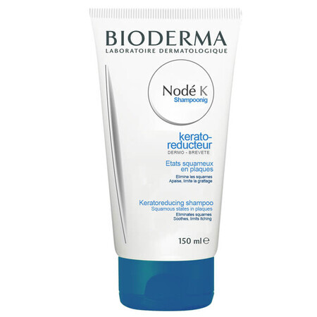 Bioderma Node K Shampoonig, shampooing antipelliculaire avec action exfoliante, anti-inflammatoire et anti-démangeaison, 150 ml