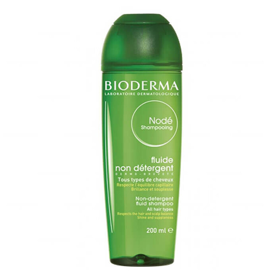 Bioderma Node Fluide, champú de uso frecuente, todo tipo de cabello, 200 ml