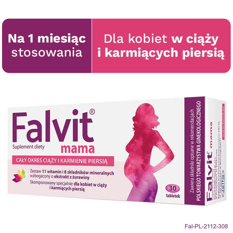 Falvit Mama, 30 comprimidos