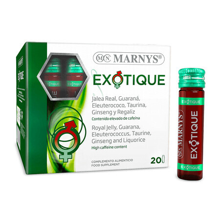 EXOTIQUE avec 5 Energizers, 20 ampoules x 11 ml, Marnys