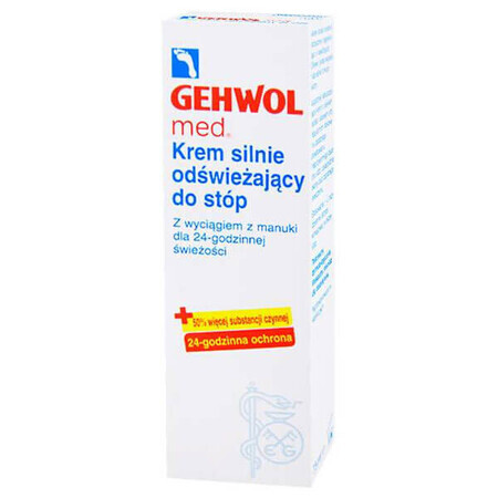 Gehwol med, sterk verfrissende voetcrème, 75 ml