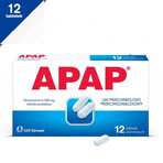 Apap 500 mg, 12 compresse rivestite con film