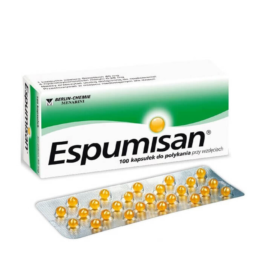 Espumisan 40 mg, 100 cápsulas