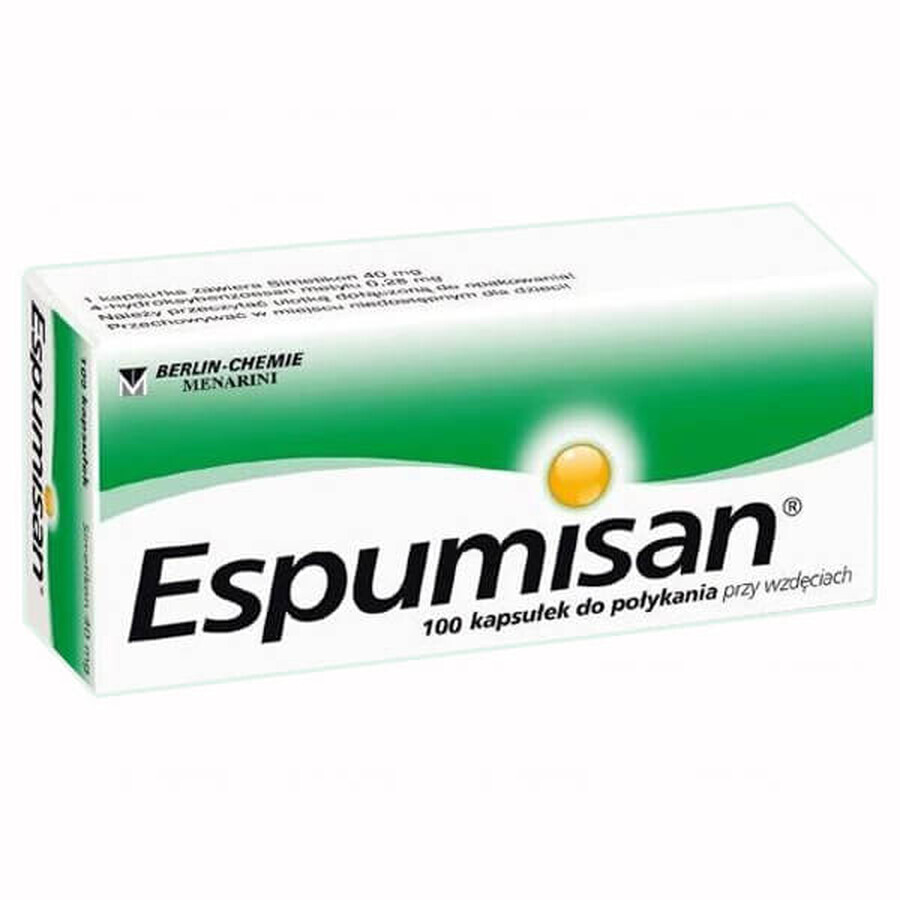 Espumisan 40 mg, 100 cápsulas