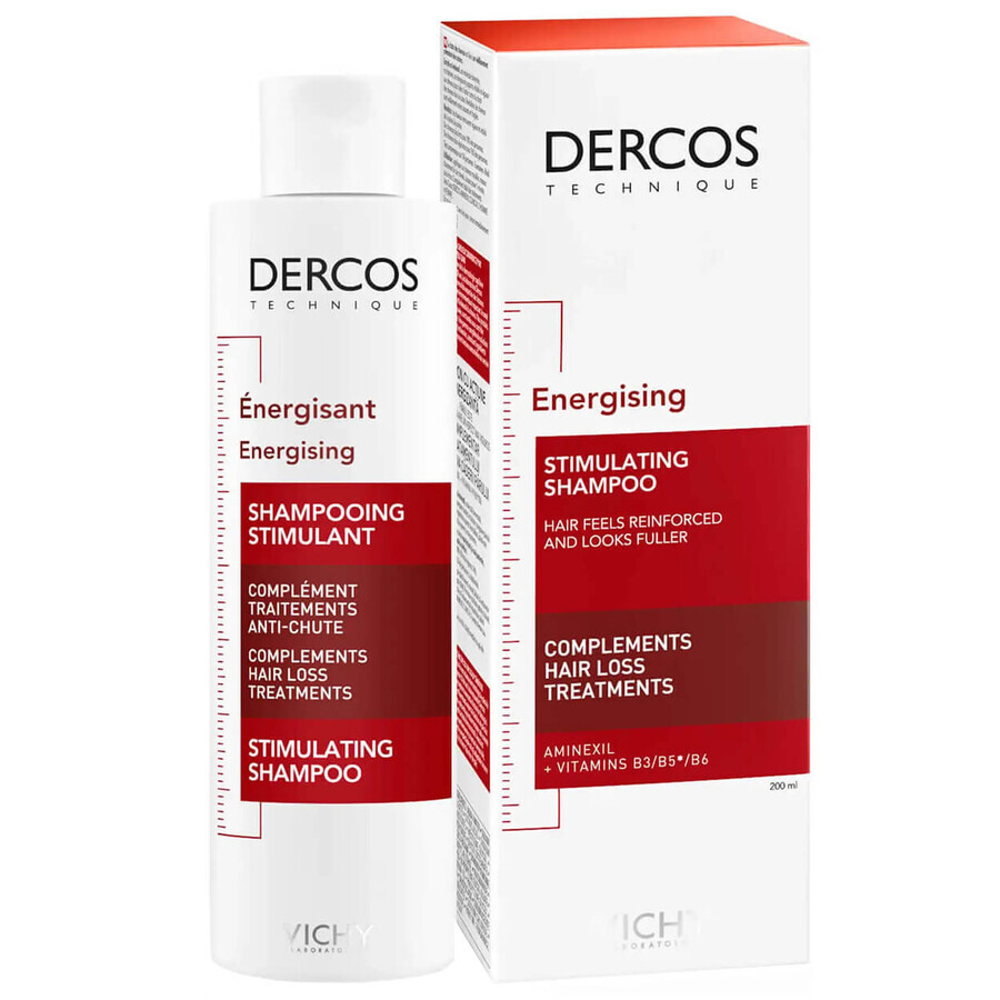 Vichy Dercos Shampoo for energizing, fortifying hair, 200 ml