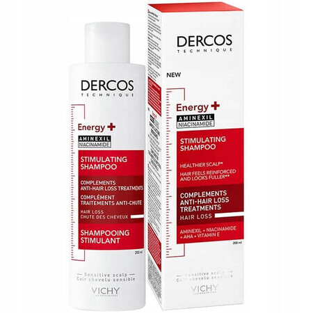 Vichy Dercos Shampoo for energizing, fortifying hair, 200 ml