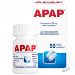 Apap 500 mg, 50 Filmtabletten