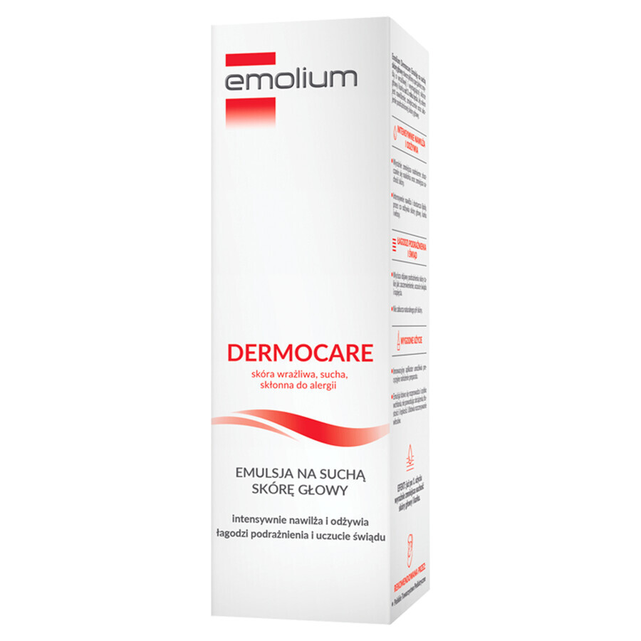 Emolium Dermocare, emulsión para cuero cabelludo seco, a partir de 3 años, 100 ml