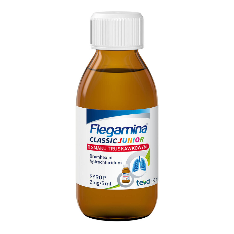 Flegamina Junior 2 mg/ 5 ml, Erdbeergeschmack, Sirup, 120 ml