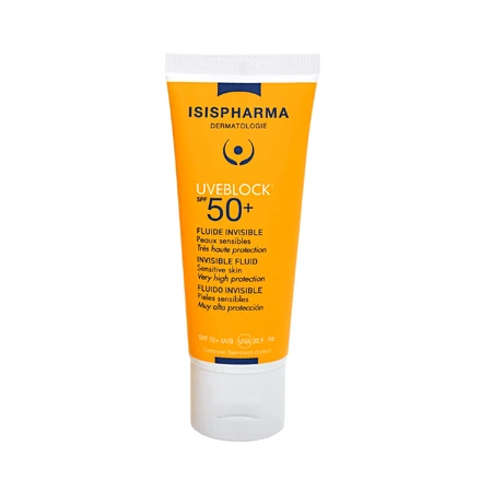 IsisPharma Uveblock, lichid transparent protector, SPF 50+, 40 ml