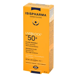 IsisPharma Uveblock, lichid transparent protector, SPF 50+, 40 ml
