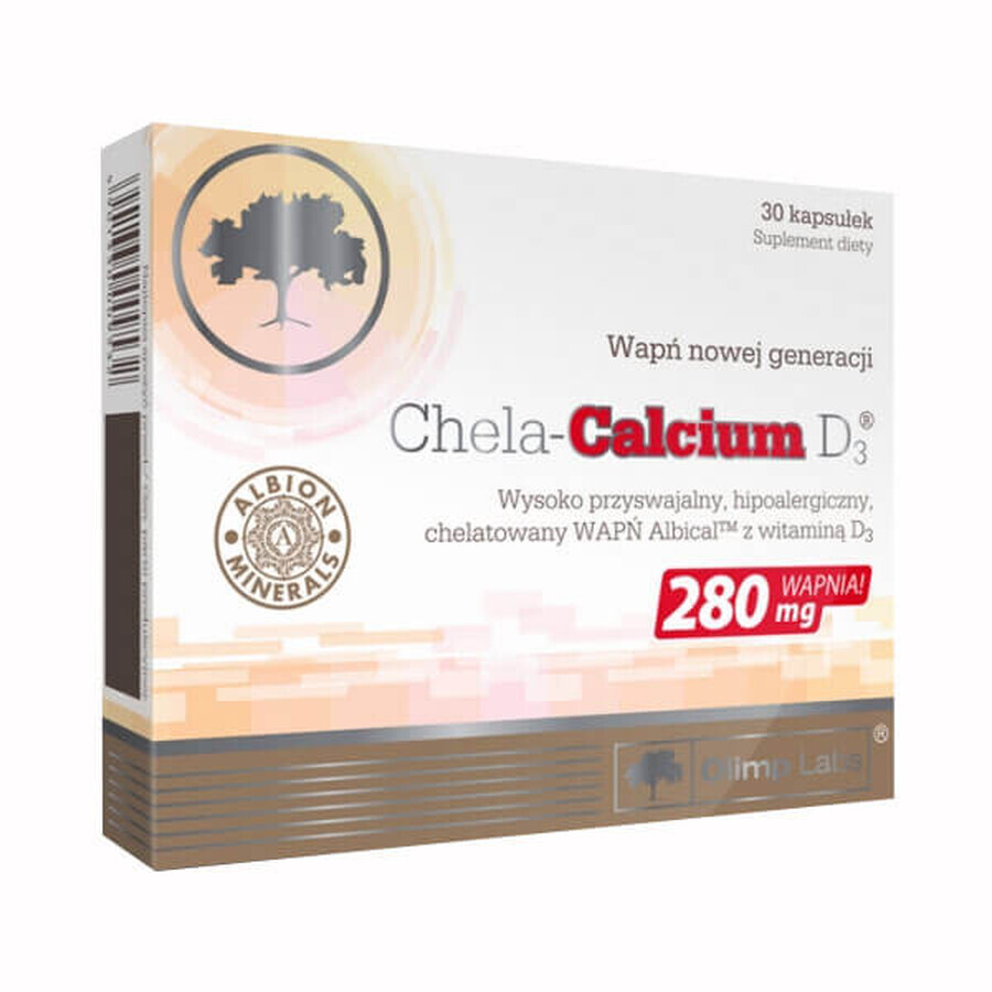 Olimp, Chela-Calciu D3, 30 capsules