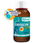 Gaviscon sabor menta (500 mg + 267 mg + 160 mg)/ 10 ml, suspensión oral, 150 ml