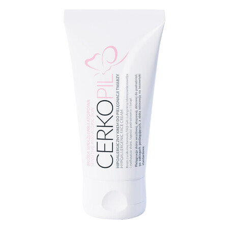 Cerkopil, crema facial, piel sensible y atópica, 50 ml