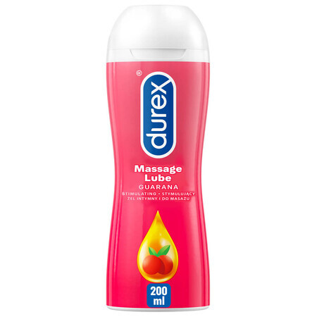 Durex, stimulerende intieme en massage gel 2in1, guarana, 200 ml