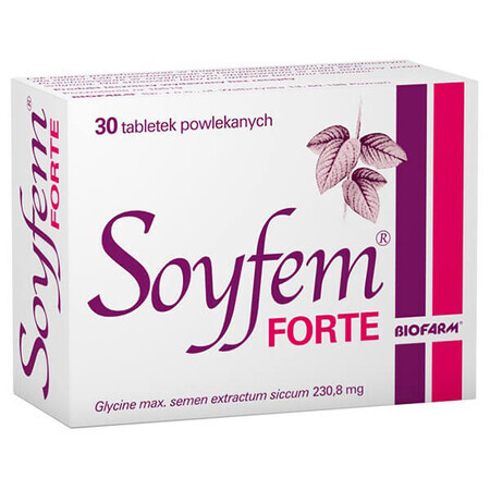 Soyfem Forte 230,8 mg, 30 comprimate filmate