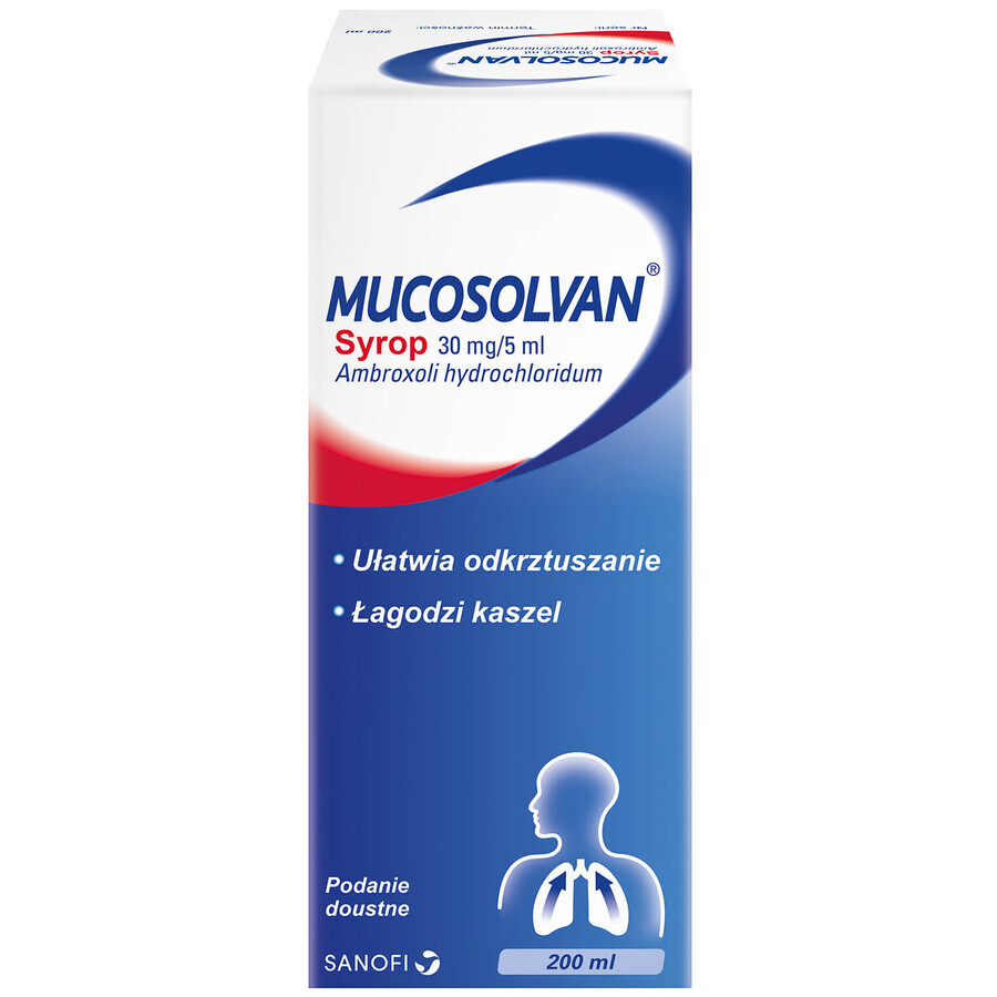 Mucosolvan 30 mg/5 ml, jarabe, 200 ml