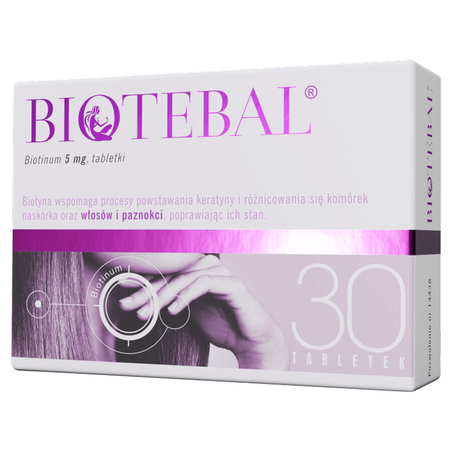 Biotebal 5 mg, 30 comprimidos