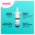 Nasic (0,1 mg + 5 mg)/dosis, spray nasal, 10 ml