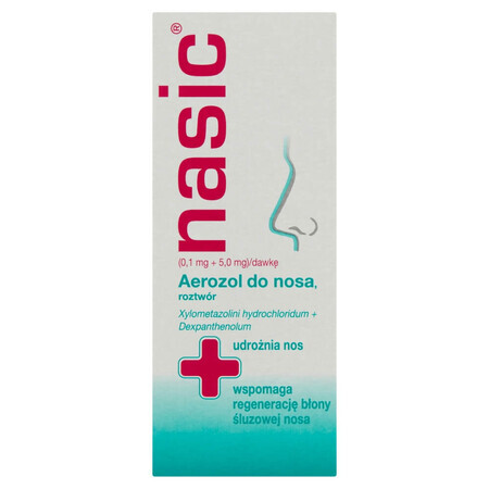 Nasic (0,1 mg + 5 mg)/dosis, spray nasal, 10 ml