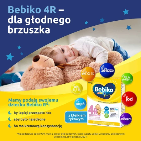Bebiko 4R Junior, nährstoffreiche Milchnahrung, ab 2 Jahren, 350 g