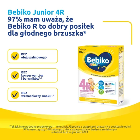 Bebiko 4R Junior, nährstoffreiche Milchnahrung, ab 2 Jahren, 350 g