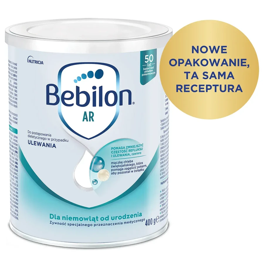 Bebilon AR, para bebés con tendencia a regurgitar, a partir del nacimiento, 400 g
