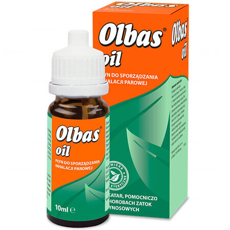 Aceite de Olbas, líquido para inhalación de vapor, 10 ml