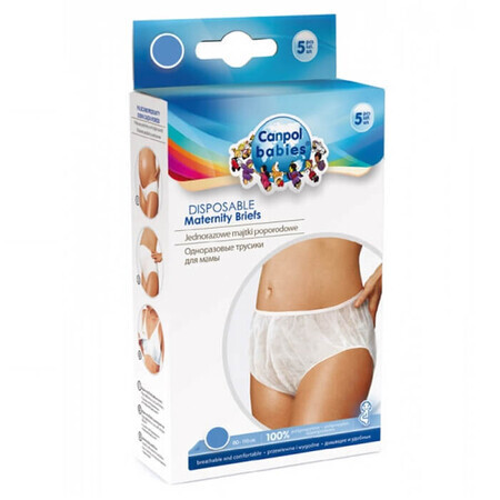 Canpol, postnatal panties, disposable, size L, 5 pieces