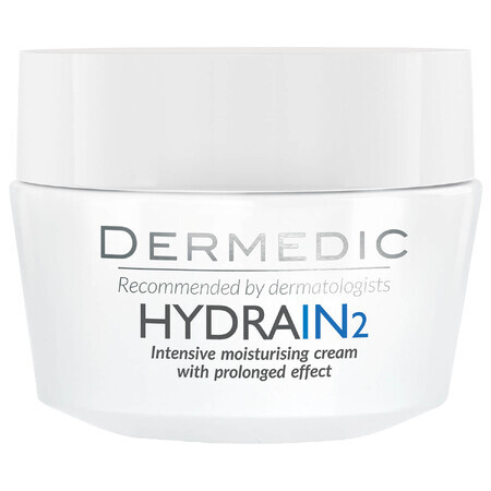 Dermedic Hydrain 2, crème hydratante à action prolongée, peau sensible, 50 g