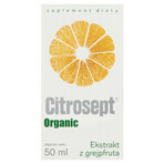 Citrosept Organic, grapefruit extract, drops, 50 ml