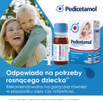 Pedicetamol 100 mg/ ml, solución oral para niños y lactantes desde el nacimiento, 60 ml