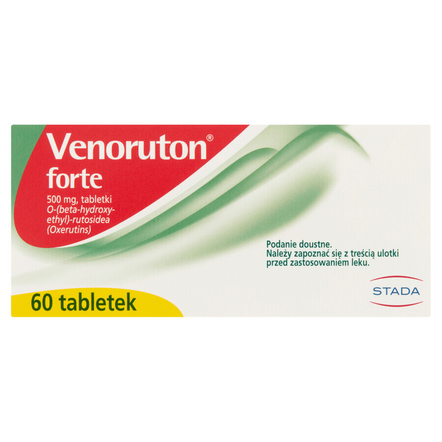 Venoruton Forte 500 mg, 60 comprimidos