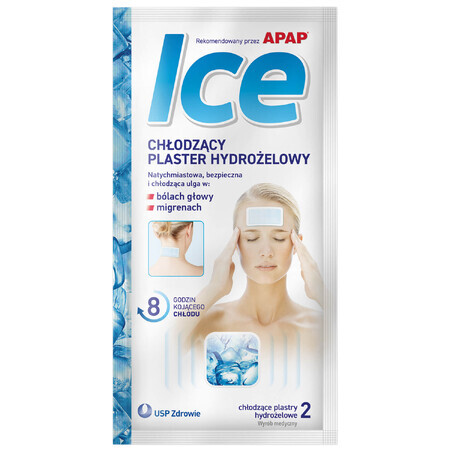 Apap Ice, esparadrapo de hidrogel refrigerante, 2 uds.