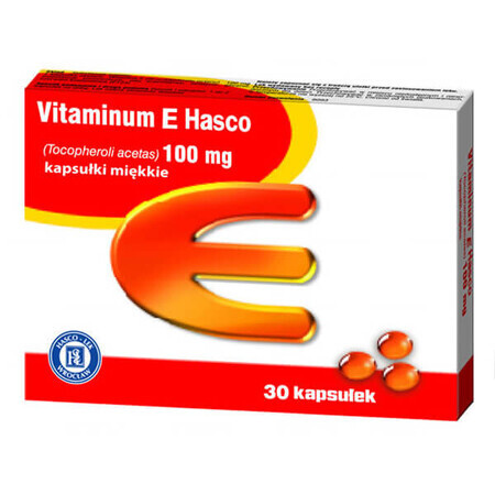 Vitamina E 100 mg, 30 cápsulas