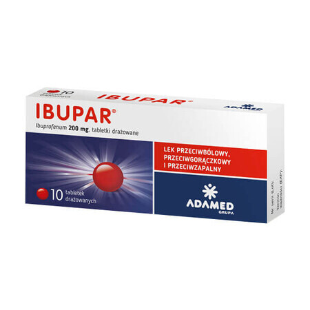 Ibupar 200 mg, 10 comprimidos